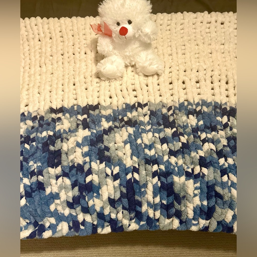 🌟 Cozy Handmade Crochet Blanket for Sale 🌟
